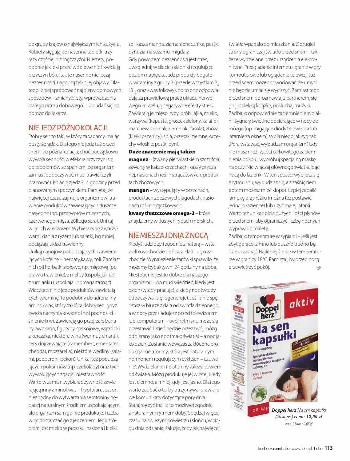Gazetka promocyjna Hebe str. 113