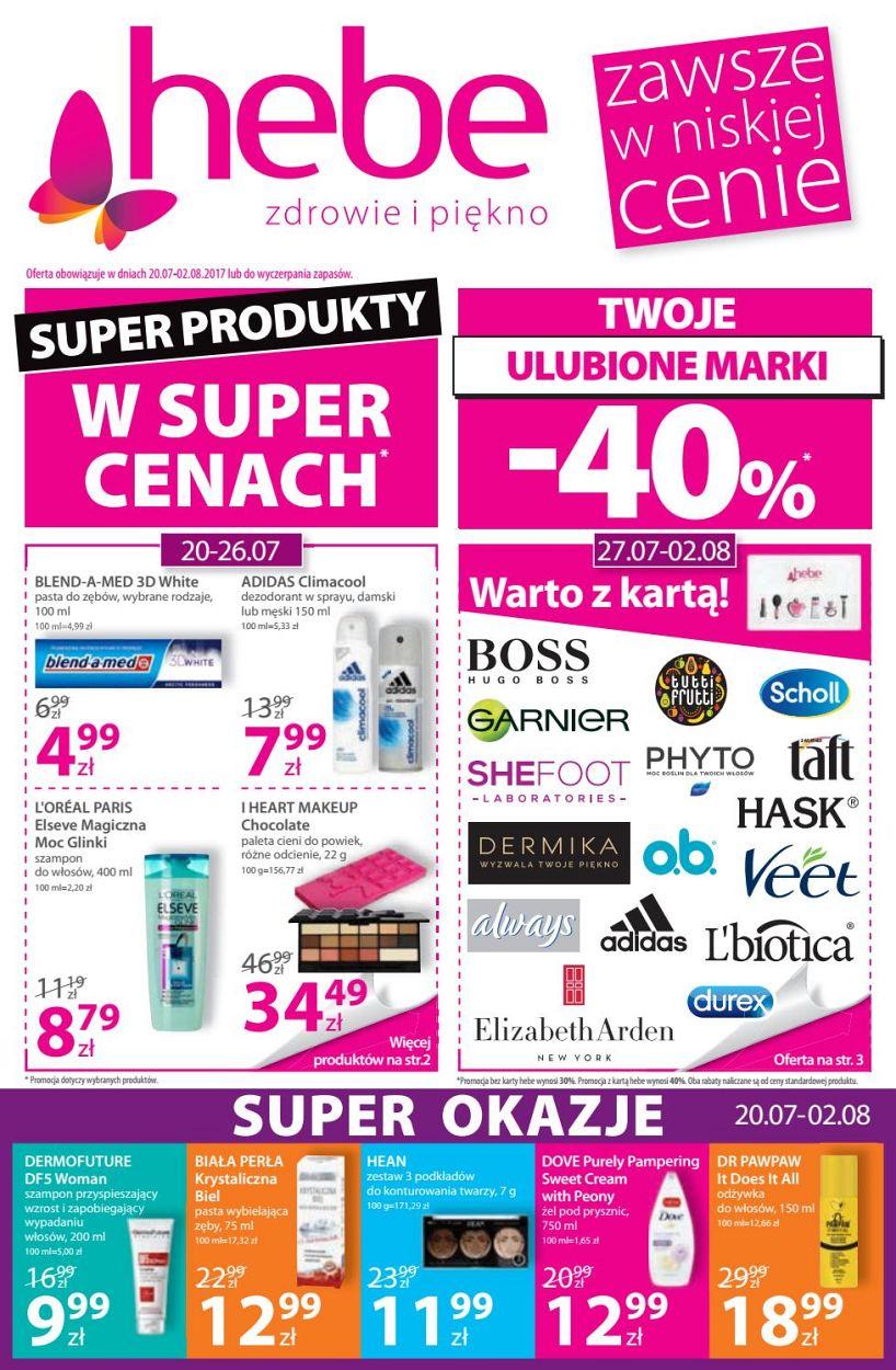 Gazetka promocyjna Hebe str. 1