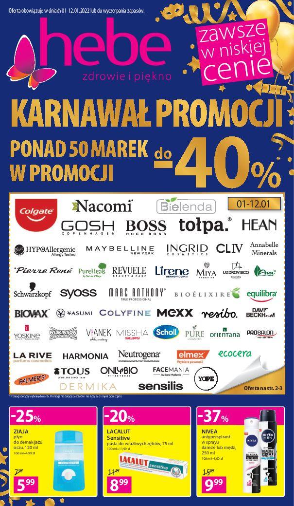 Gazetka promocyjna Hebe str. 1