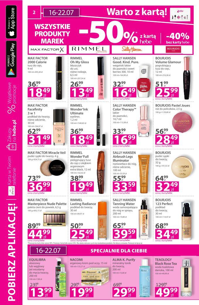 Gazetka promocyjna Hebe str. 2