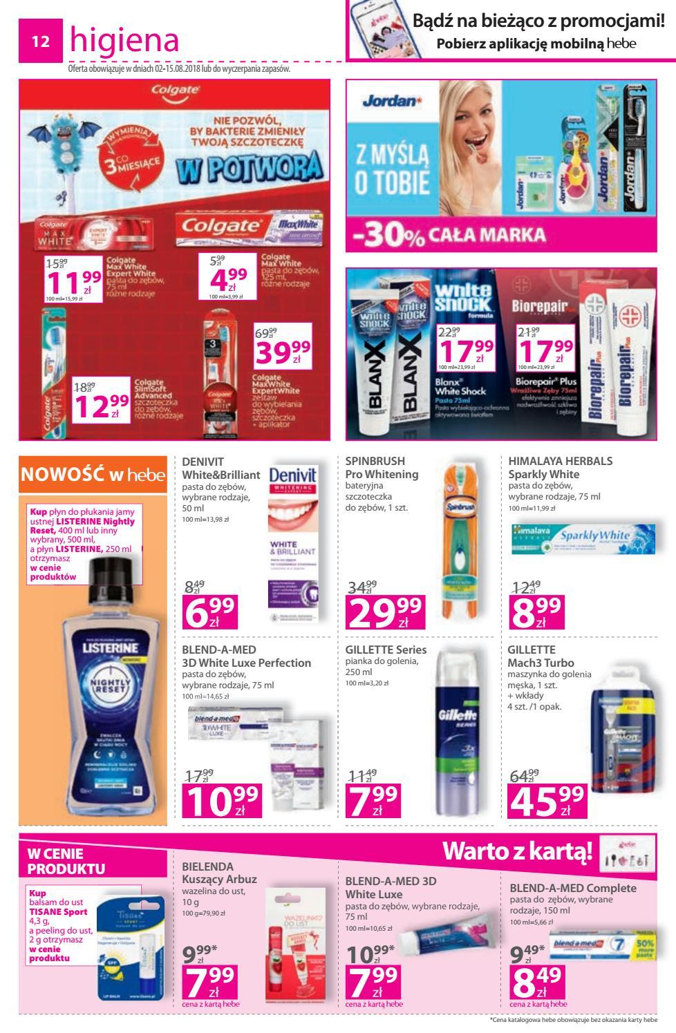 Gazetka promocyjna Hebe str. 12