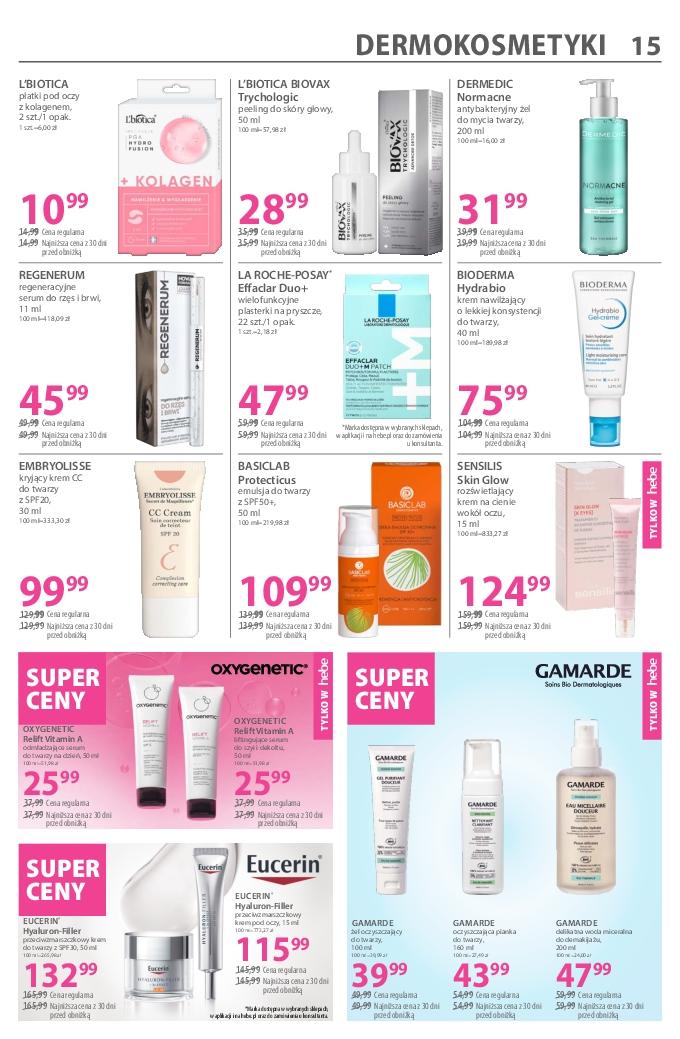 Gazetka promocyjna Hebe str. 15