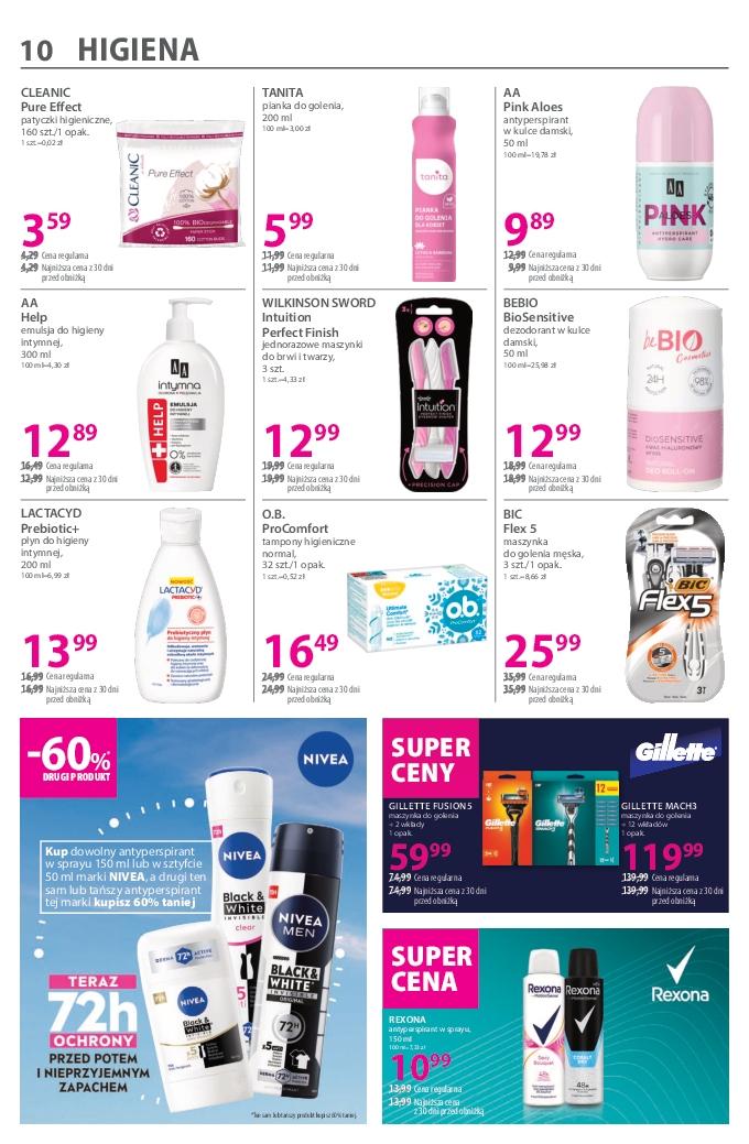 Gazetka promocyjna Hebe str. 10