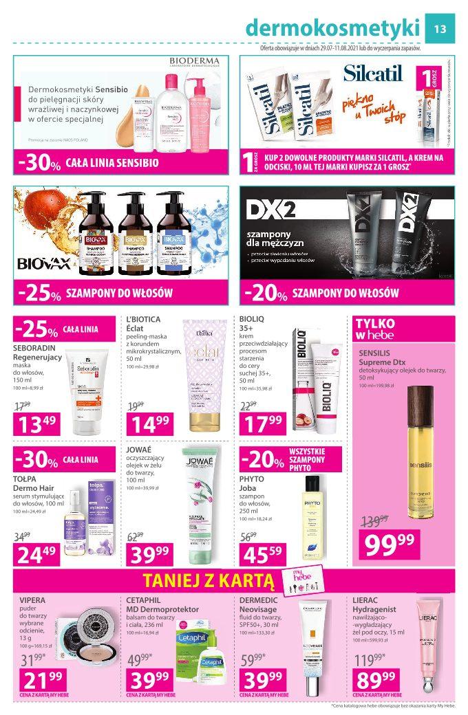 Gazetka promocyjna Hebe str. 13