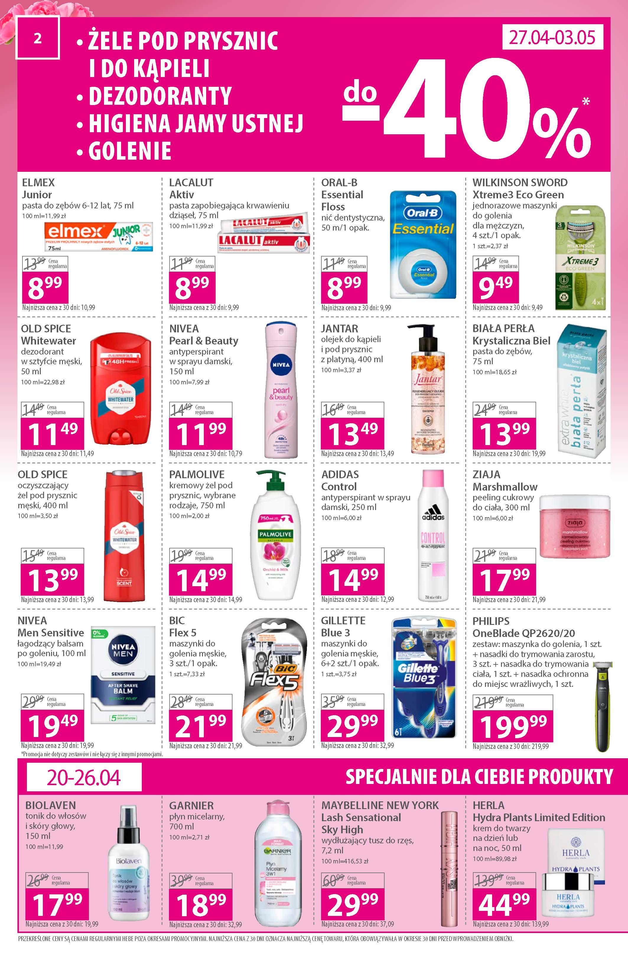 Gazetka promocyjna Hebe str. 2