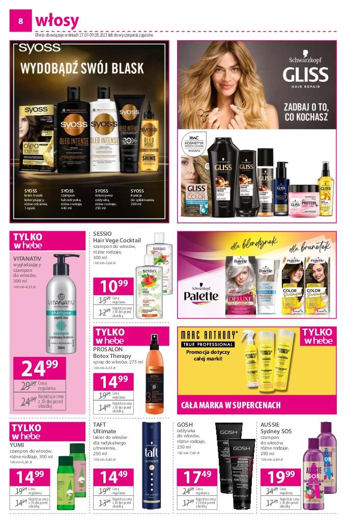 Gazetka promocyjna Hebe str. 8