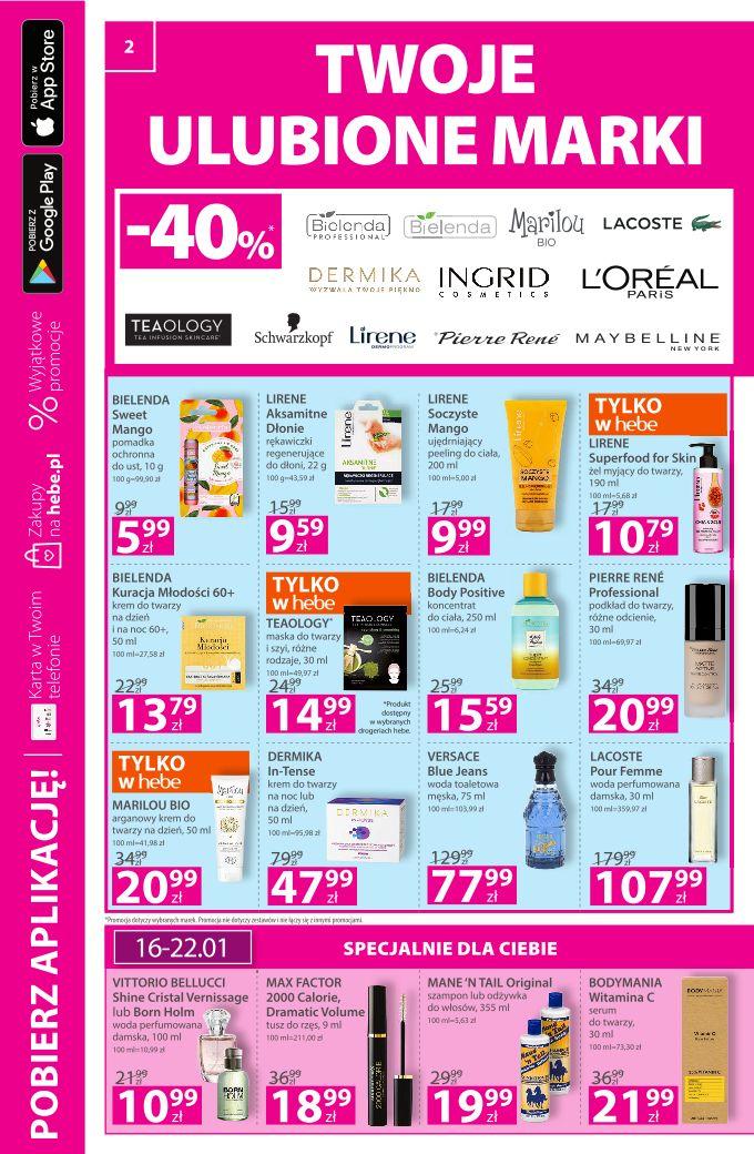 Gazetka promocyjna Hebe str. 2