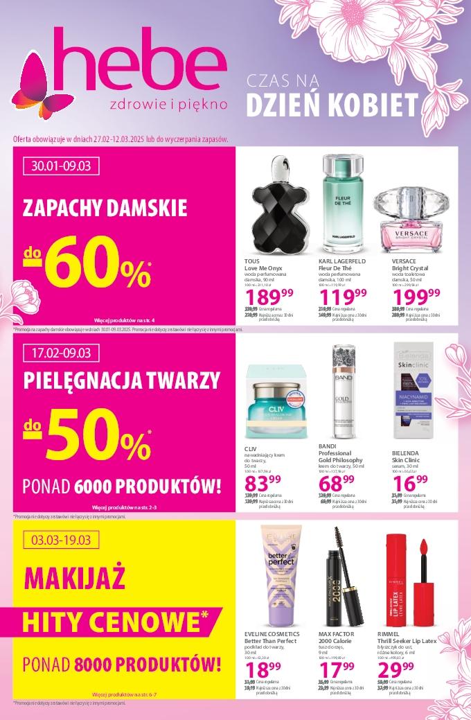 Gazetka promocyjna Hebe str. 1