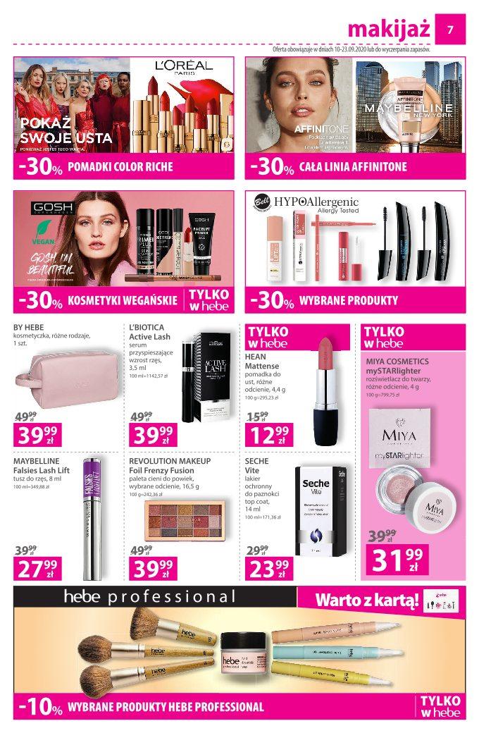 Gazetka promocyjna Hebe str. 7