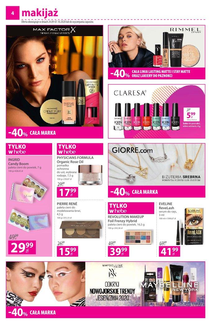 Gazetka promocyjna Hebe str. 4