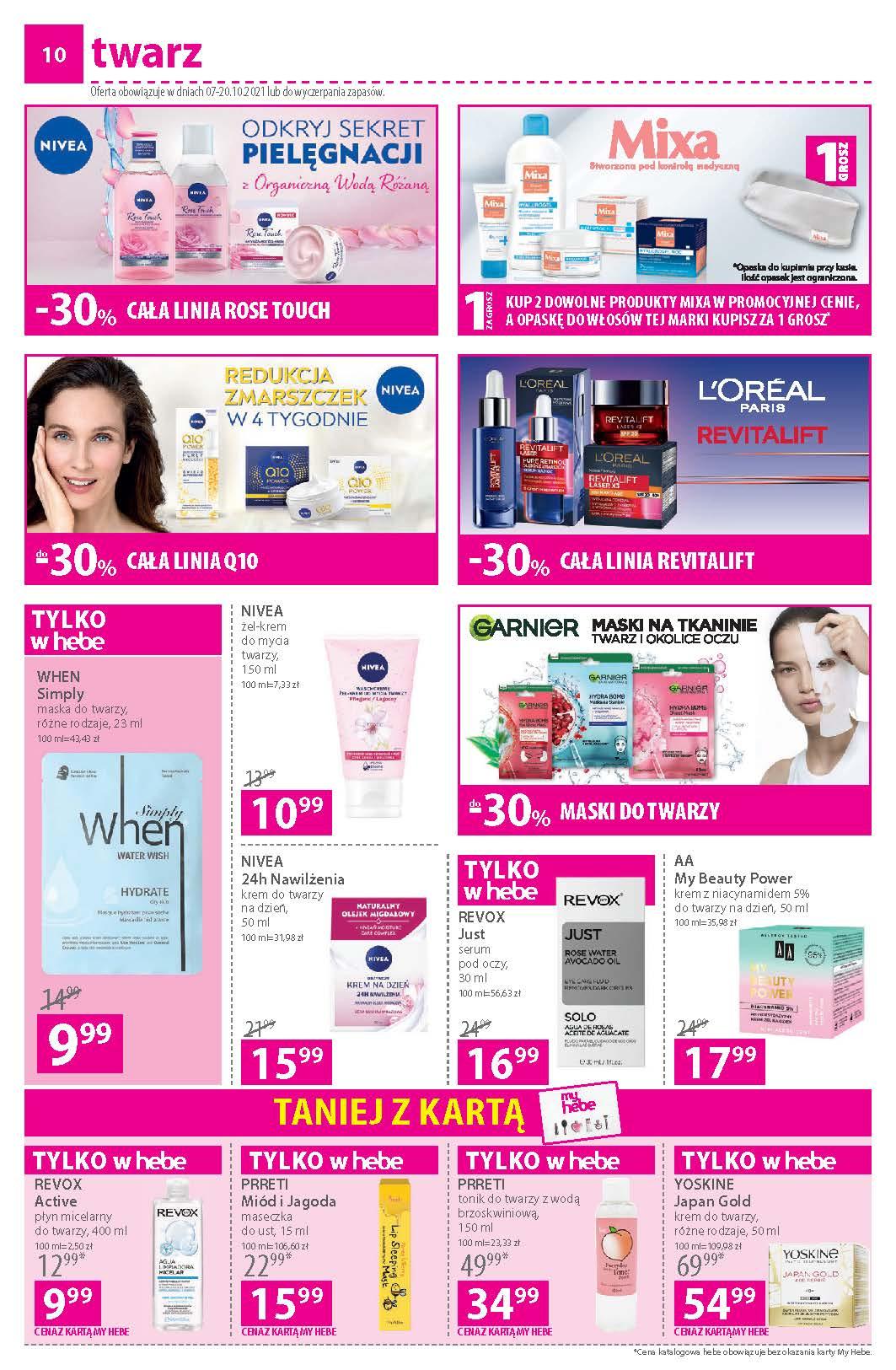 Gazetka promocyjna Hebe str. 10