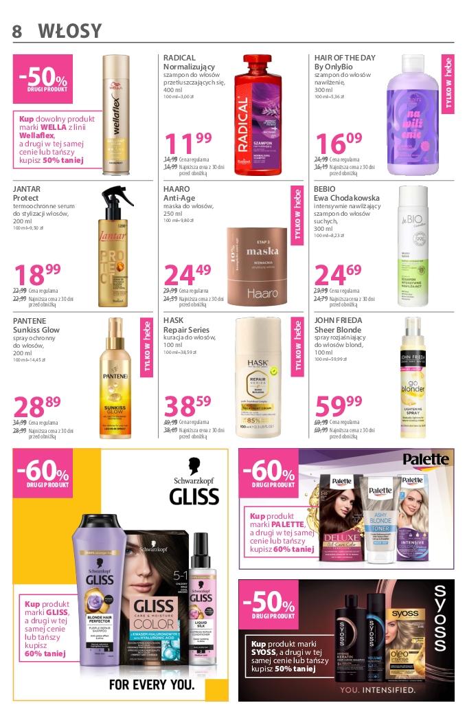 Gazetka promocyjna Hebe str. 8