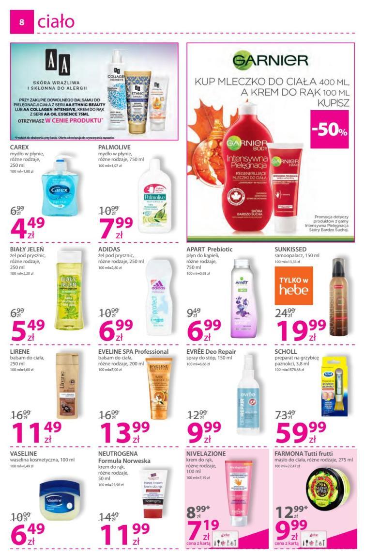 Gazetka promocyjna Hebe str. 8