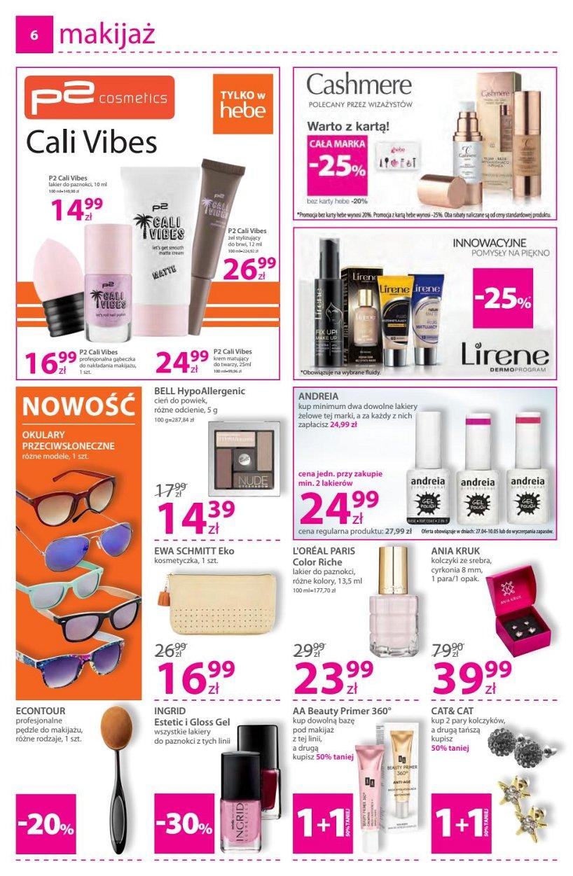Gazetka promocyjna Hebe str. 6