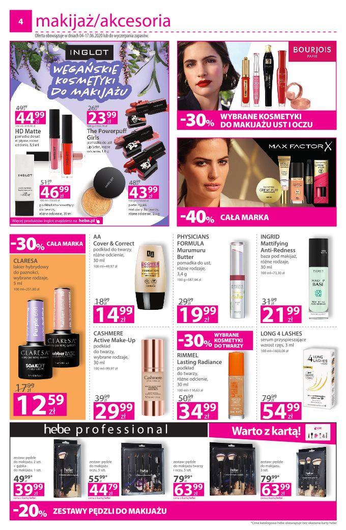 Gazetka promocyjna Hebe str. 4