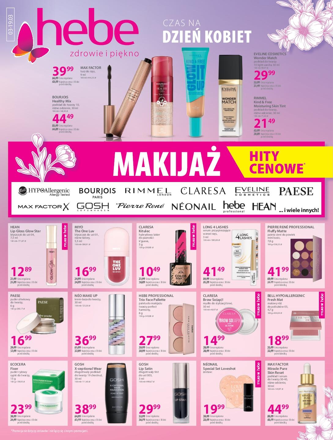 Gazetka promocyjna Hebe str. 1