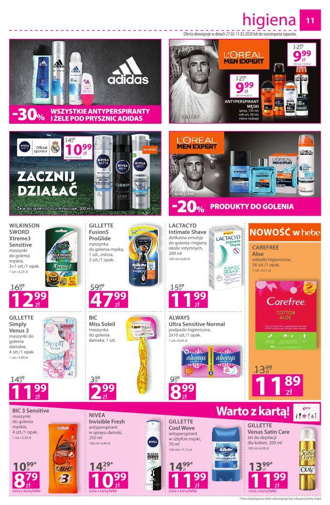 Gazetka promocyjna Hebe str. 11