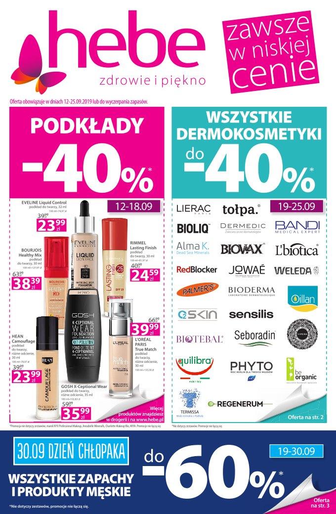 Gazetka promocyjna Hebe str. 1