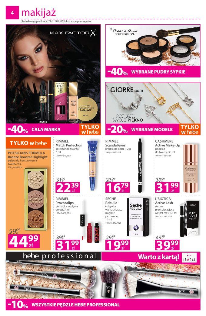 Gazetka promocyjna Hebe str. 4