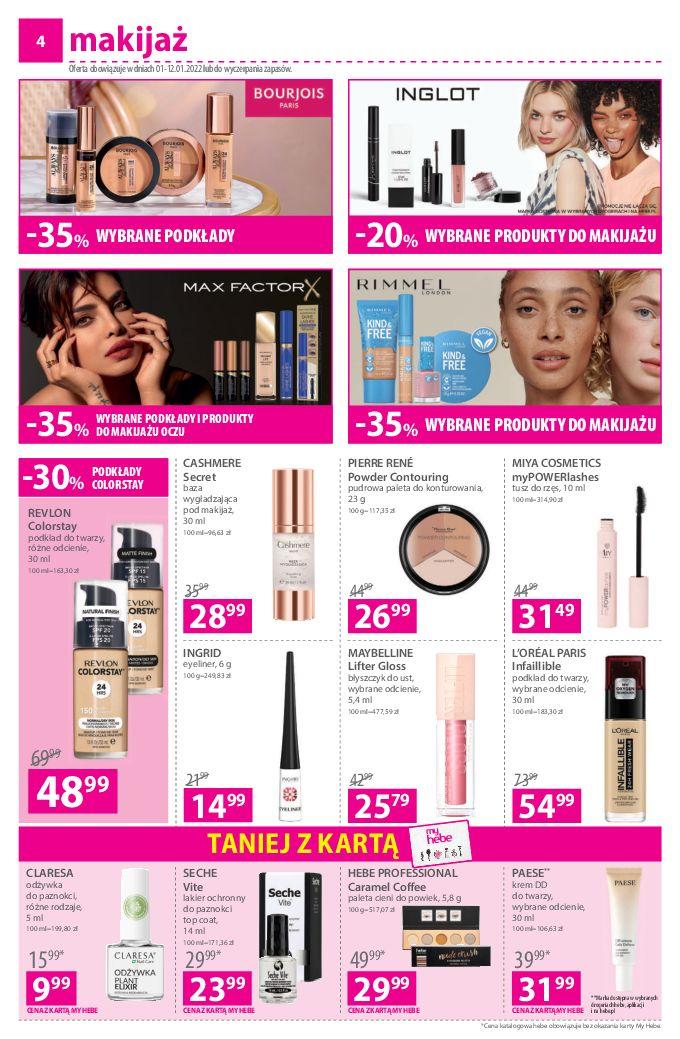 Gazetka promocyjna Hebe str. 4
