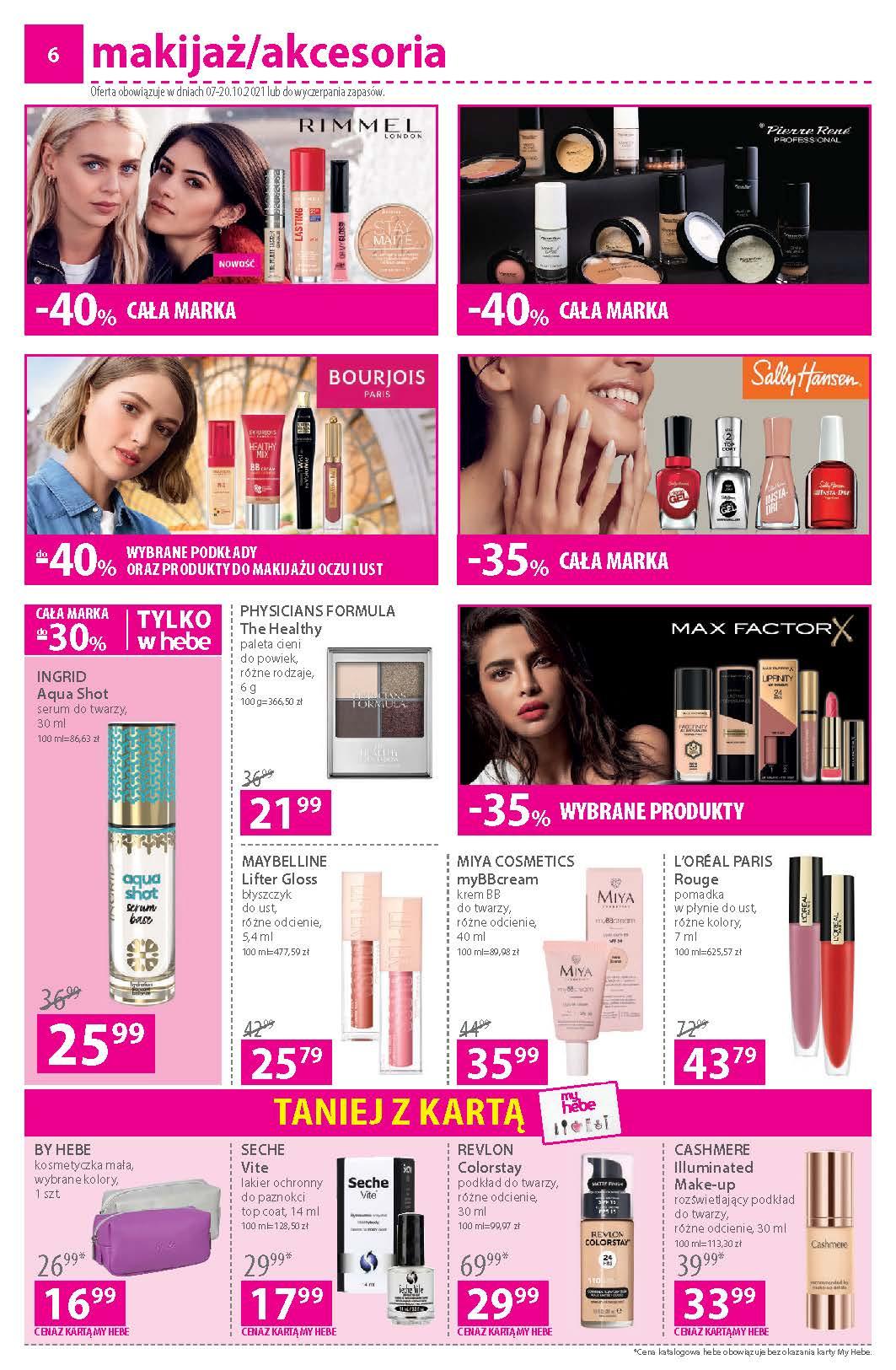 Gazetka promocyjna Hebe str. 6
