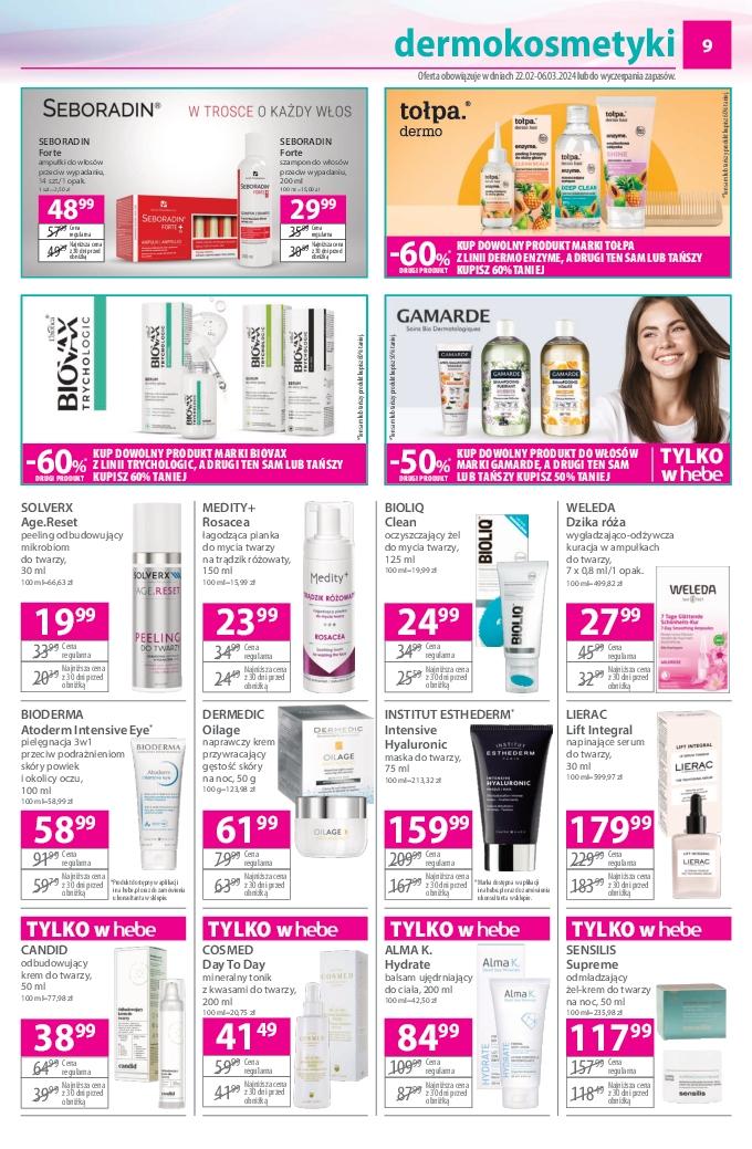 Gazetka promocyjna Hebe str. 9