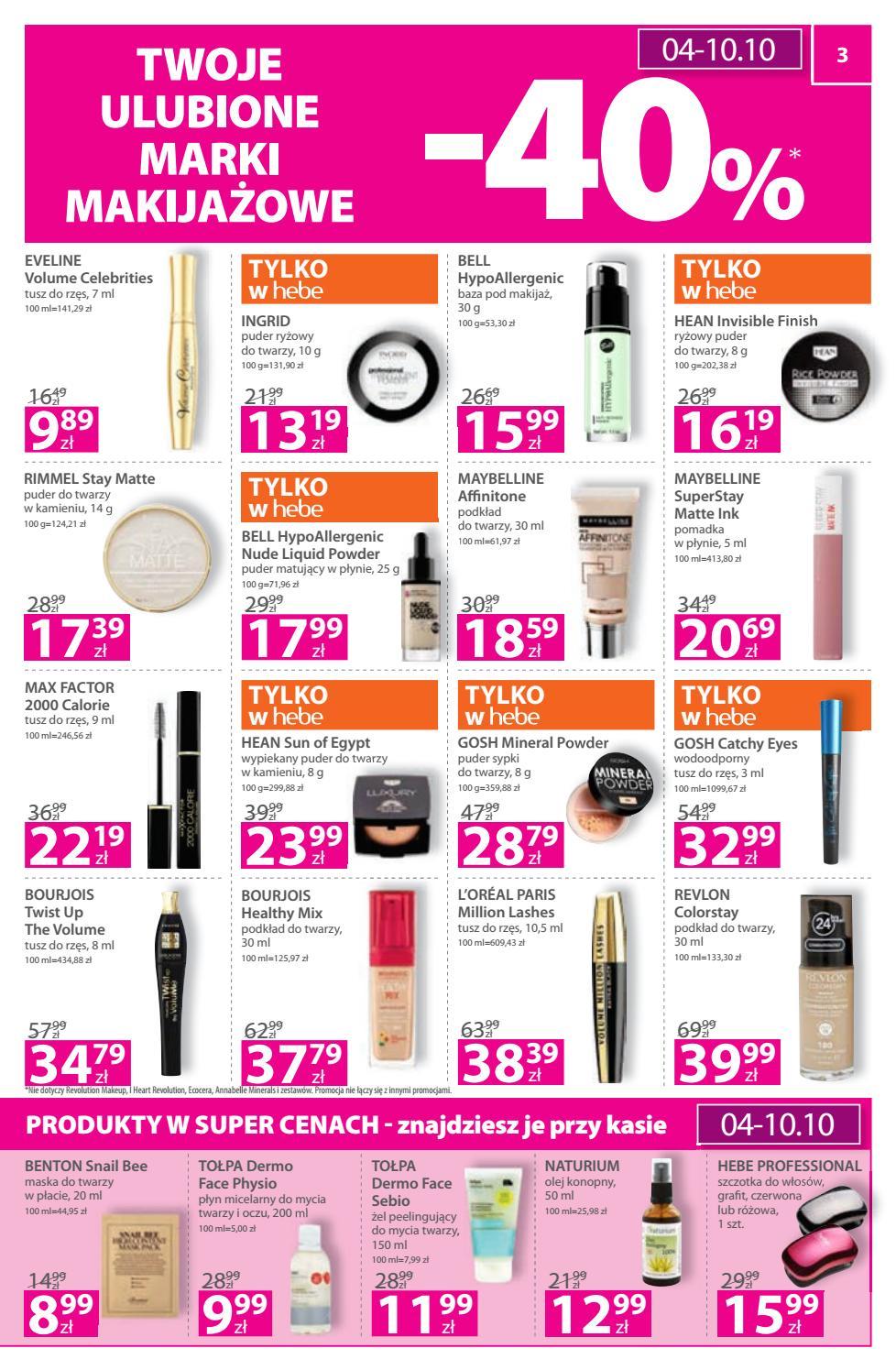 Gazetka promocyjna Hebe str. 3