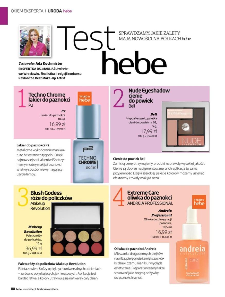 Gazetka promocyjna Hebe str. 80