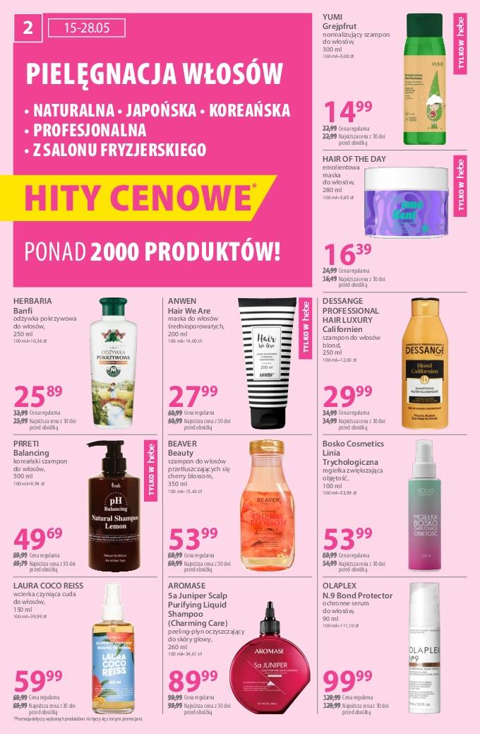 Gazetka promocyjna Hebe str. 2