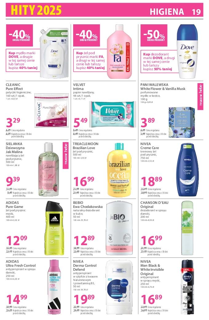 Gazetka promocyjna Hebe str. 19