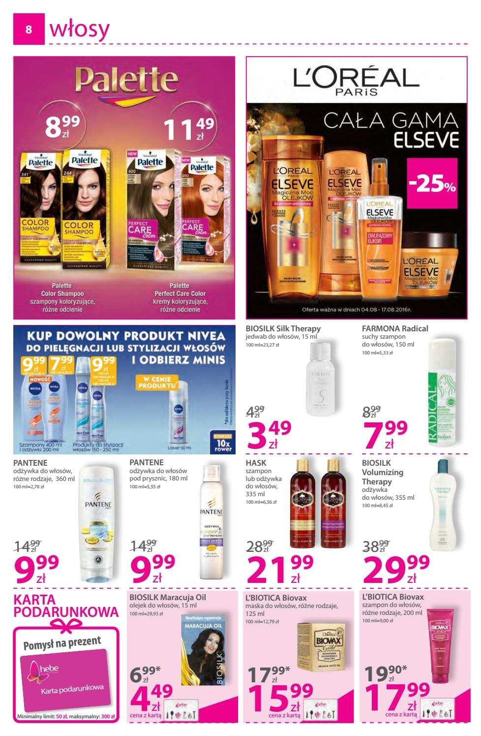 Gazetka promocyjna Hebe str. 8