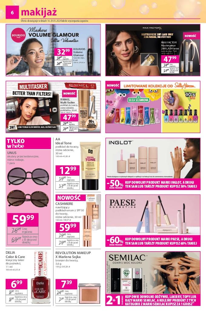 Gazetka promocyjna Hebe str. 6