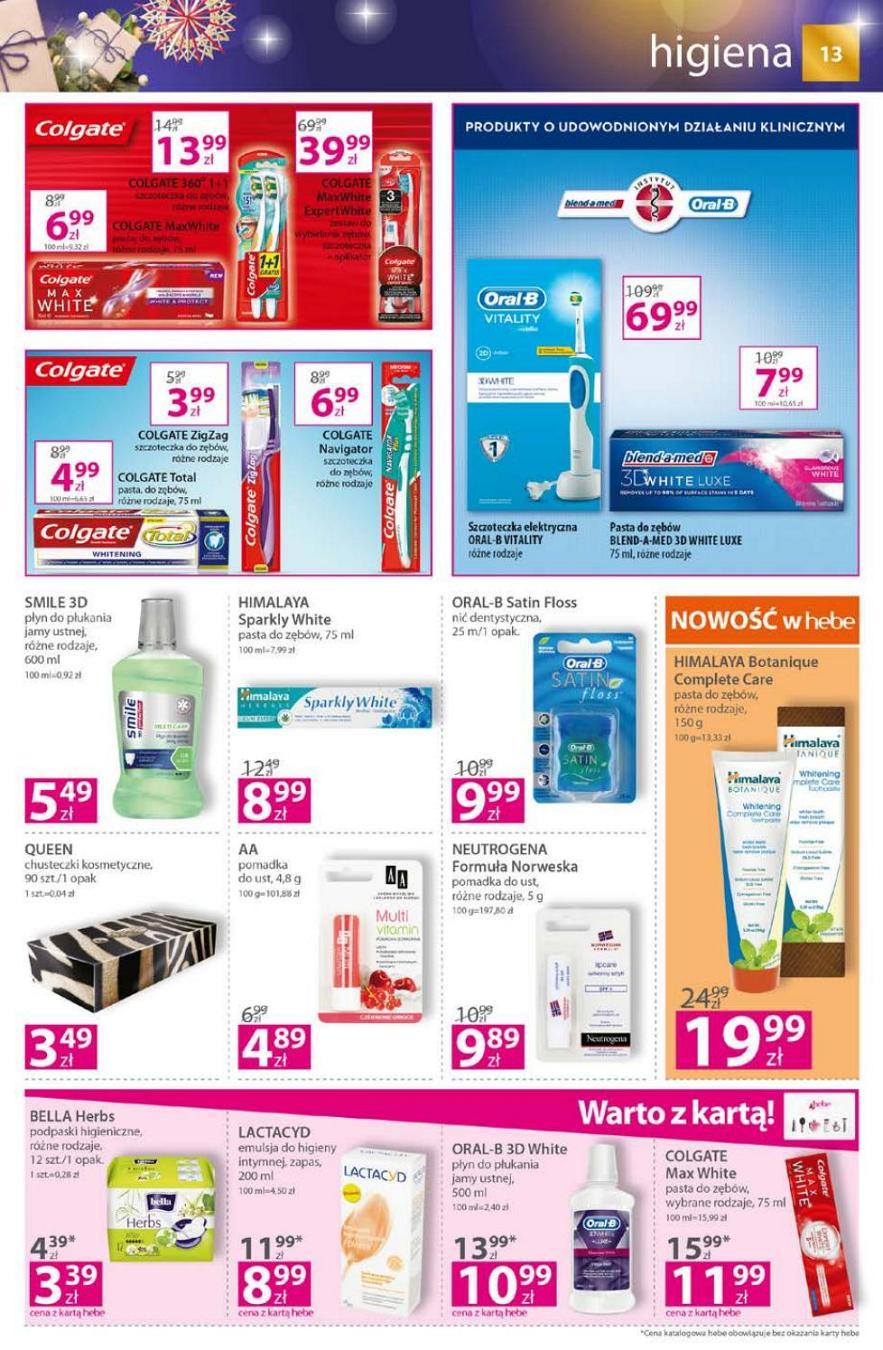Gazetka promocyjna Hebe str. 13