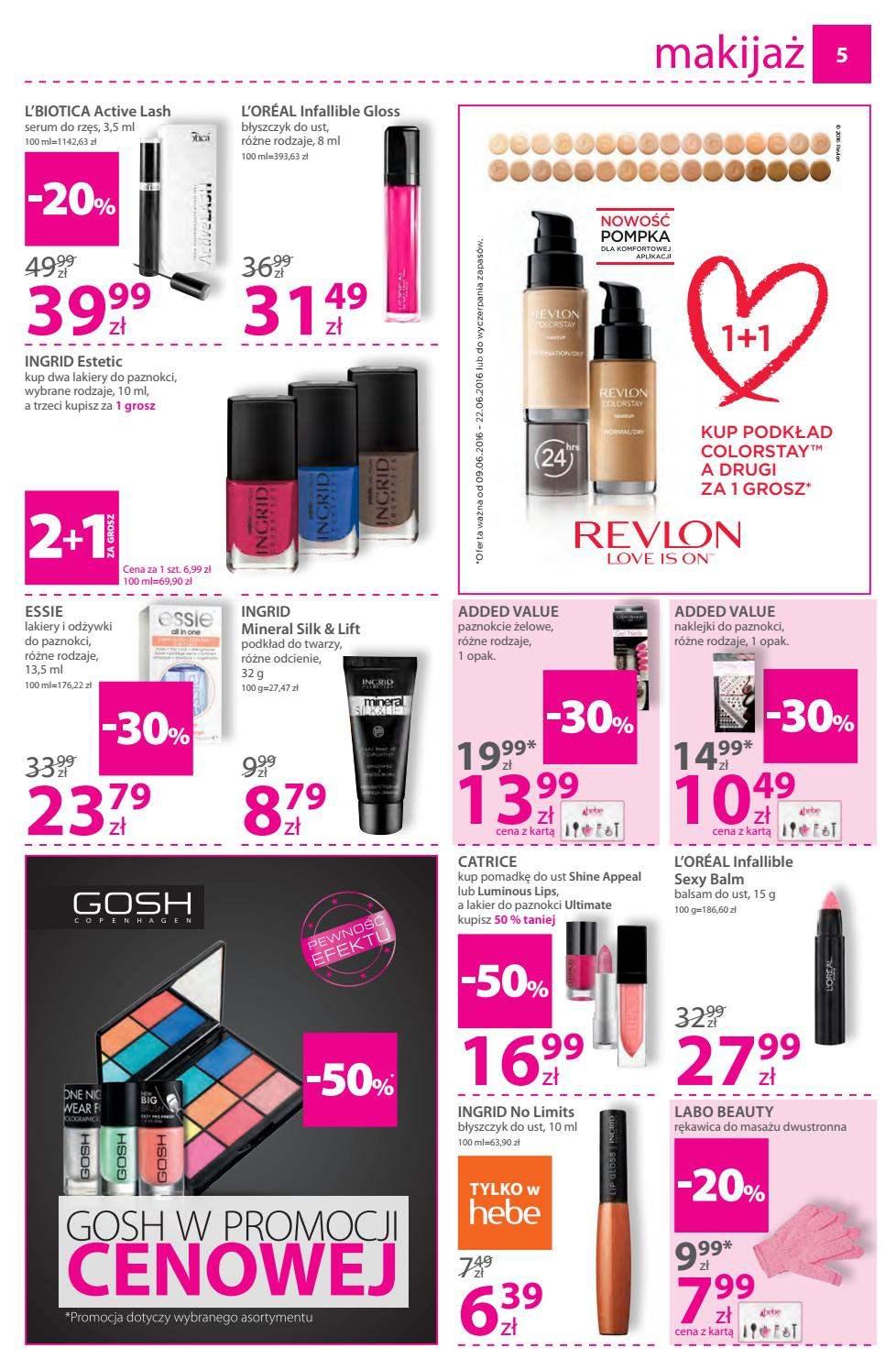 Gazetka promocyjna Hebe str. 5