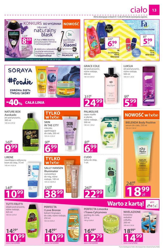Gazetka promocyjna Hebe str. 13