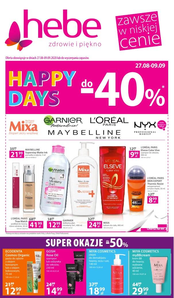 Gazetka promocyjna Hebe str. 1