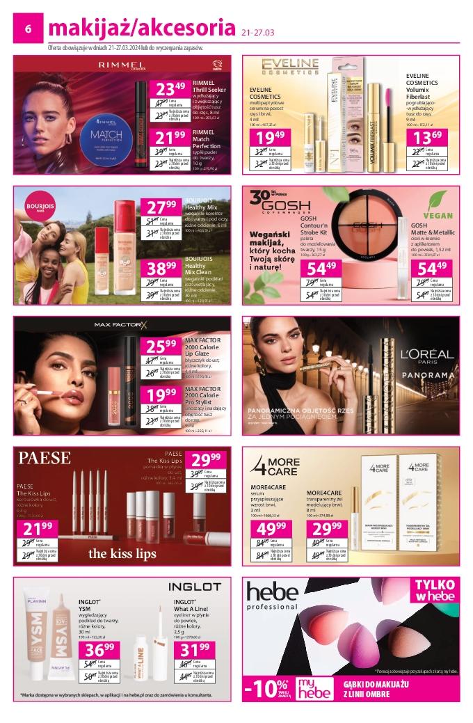 Gazetka promocyjna Hebe str. 6