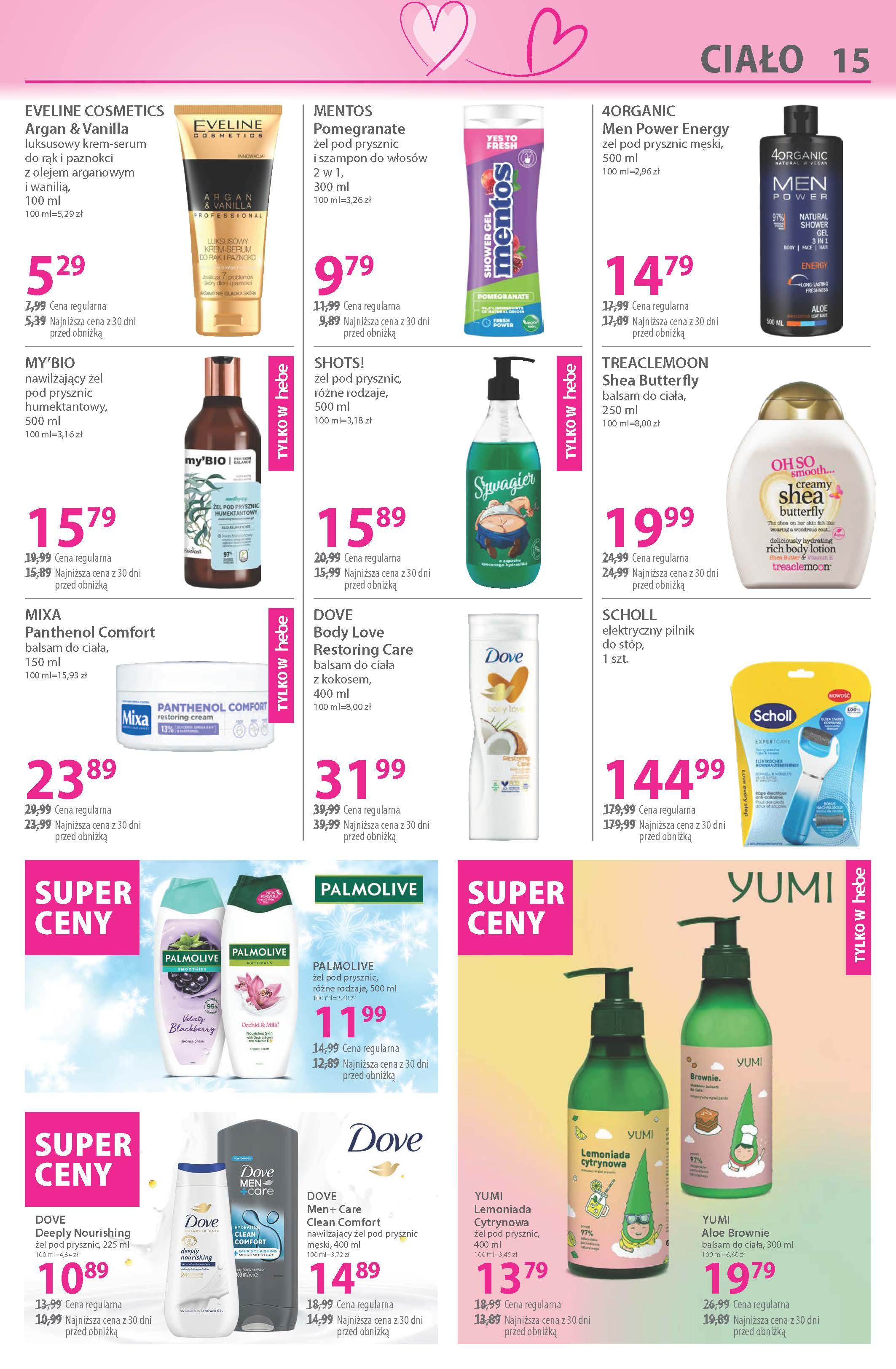 Gazetka promocyjna Hebe str. 15