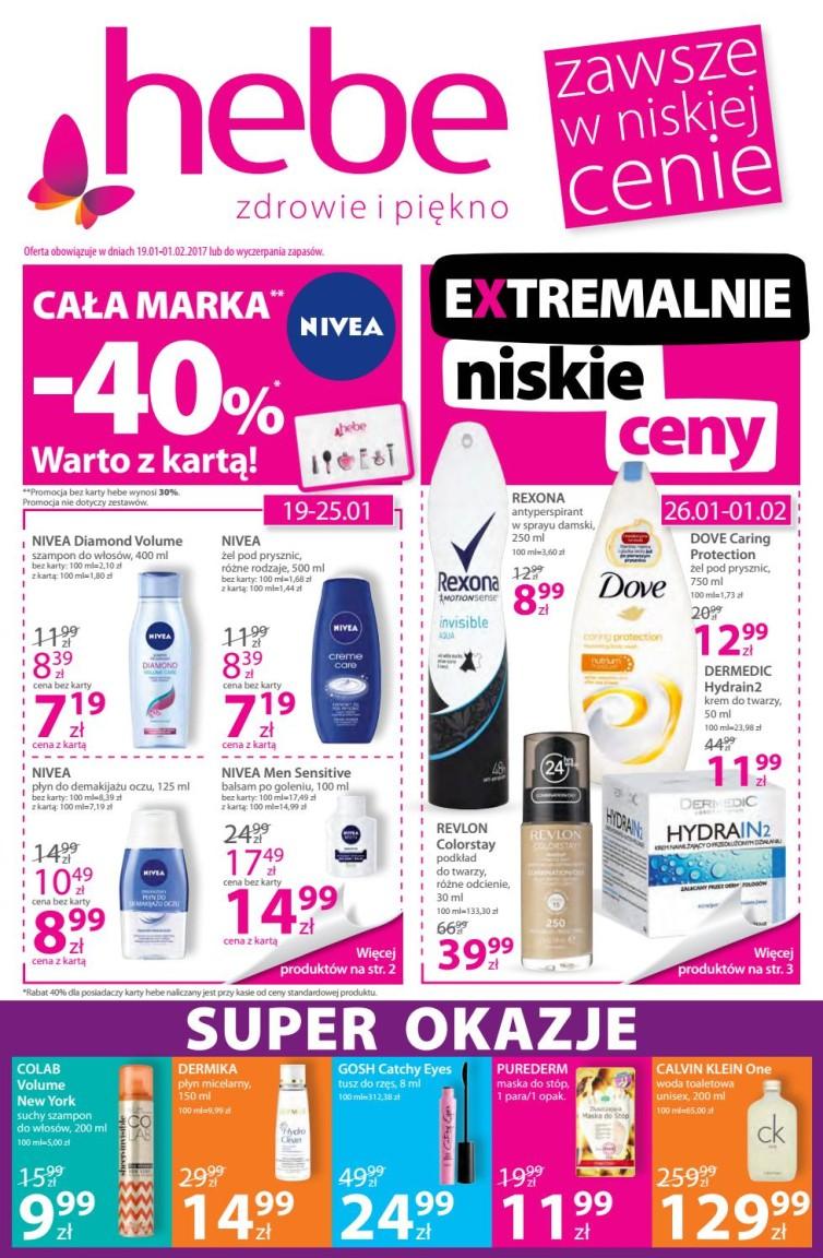 Gazetka promocyjna Hebe str. 1