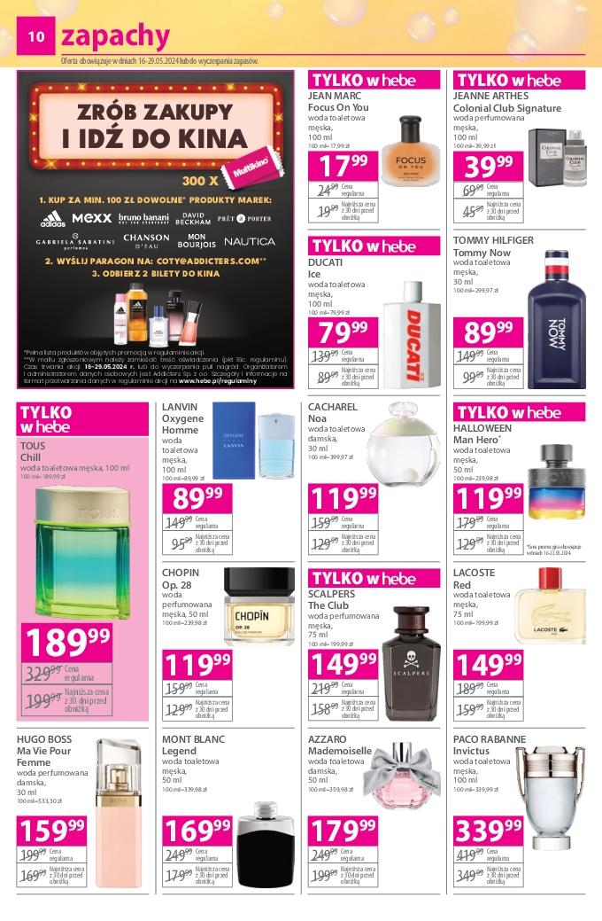 Gazetka promocyjna Hebe str. 10