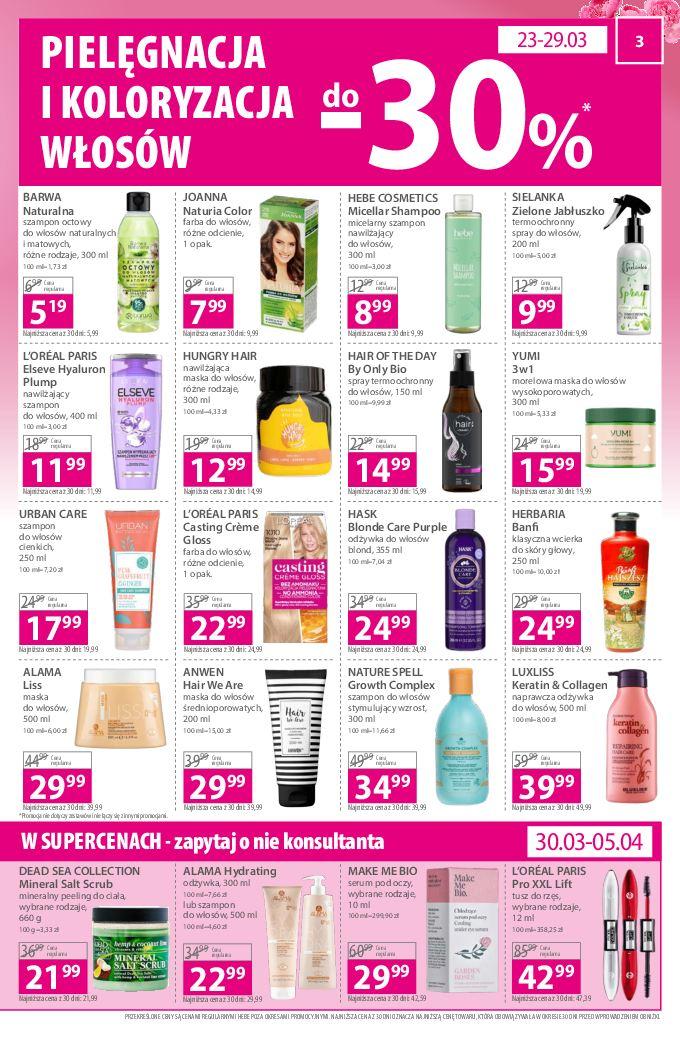 Gazetka promocyjna Hebe str. 3