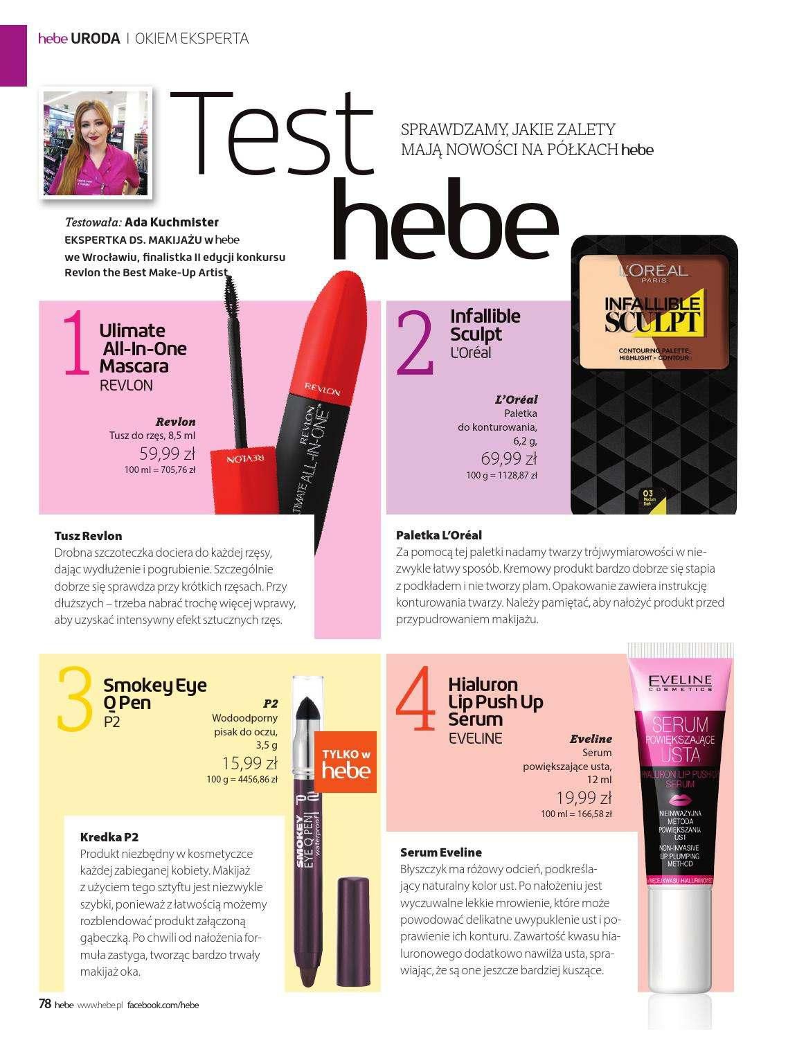 Gazetka promocyjna Hebe str. 78