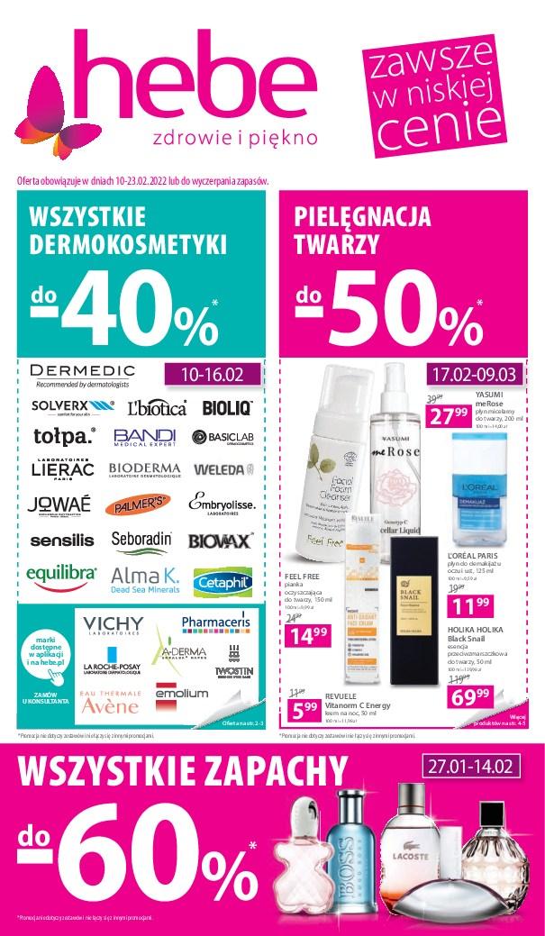 Gazetka promocyjna Hebe str. 1