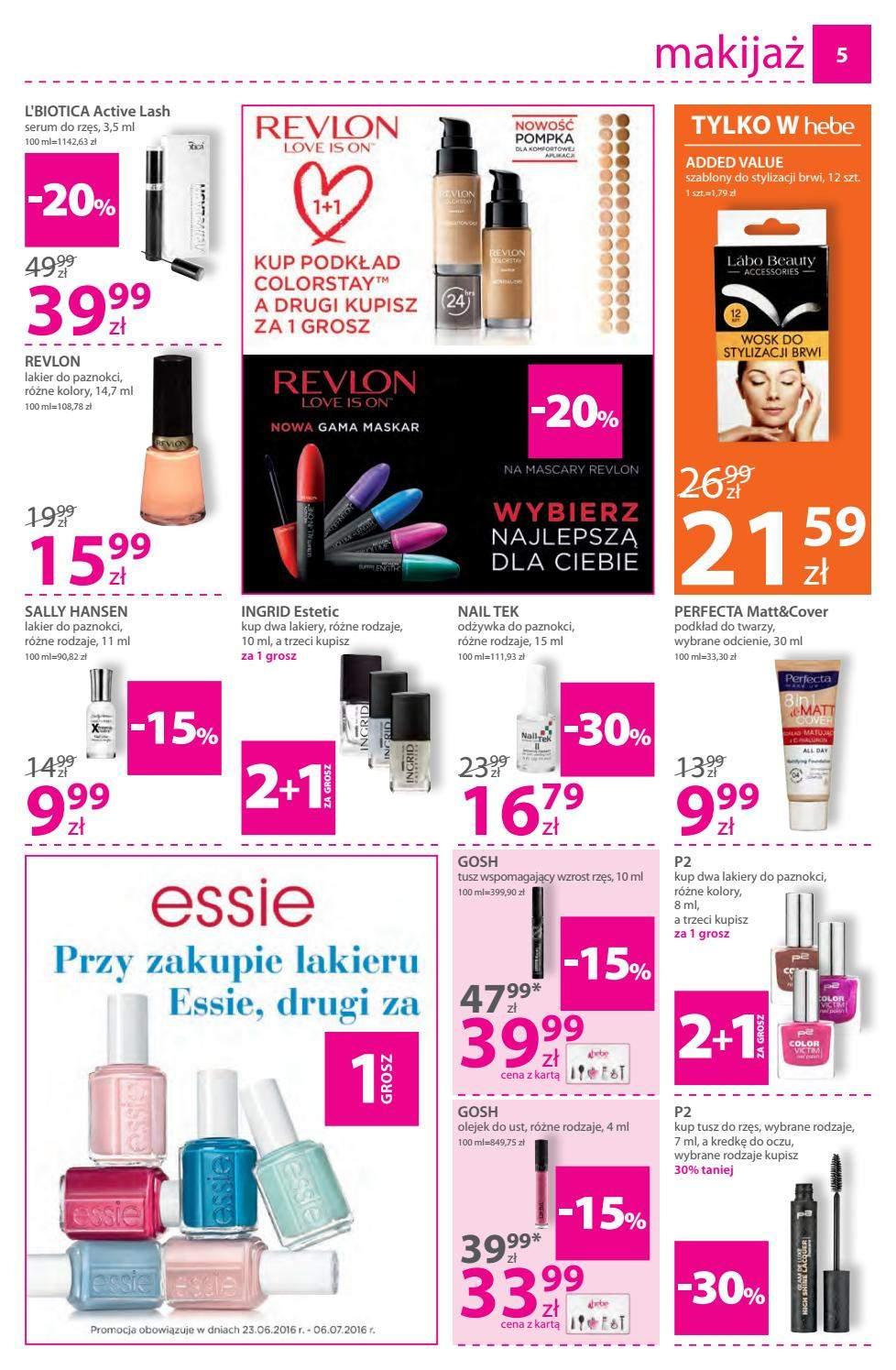 Gazetka promocyjna Hebe str. 5