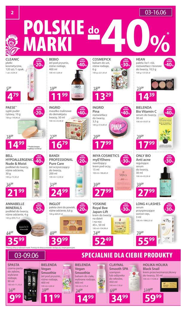 Gazetka promocyjna Hebe str. 2