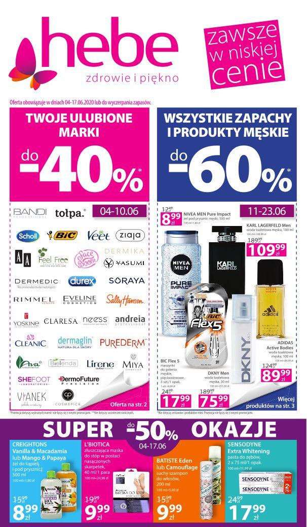 Gazetka promocyjna Hebe str. 1