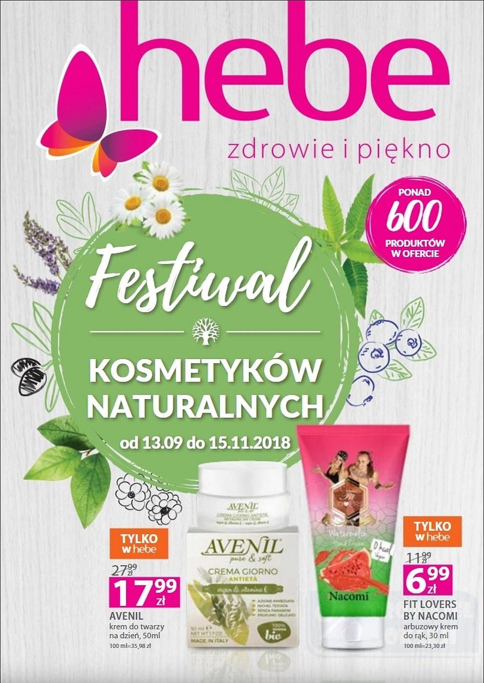 Gazetka promocyjna Hebe str. 1