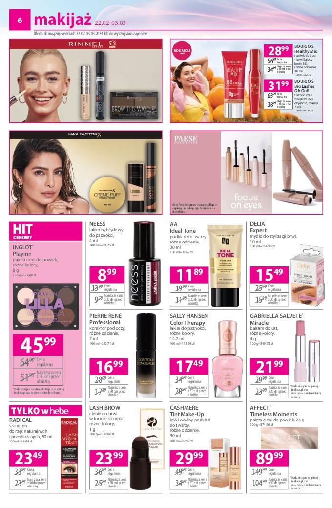 Gazetka promocyjna Hebe str. 6