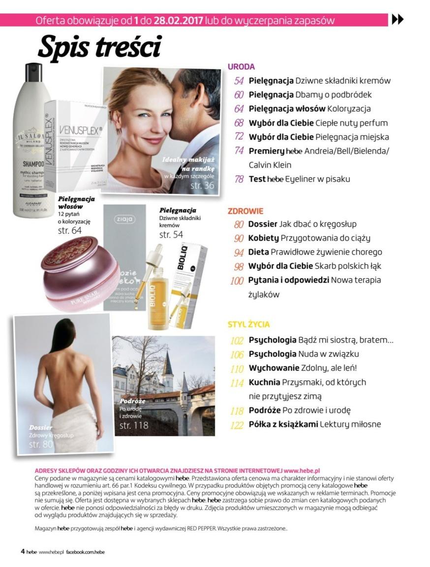 Gazetka promocyjna Hebe str. 4