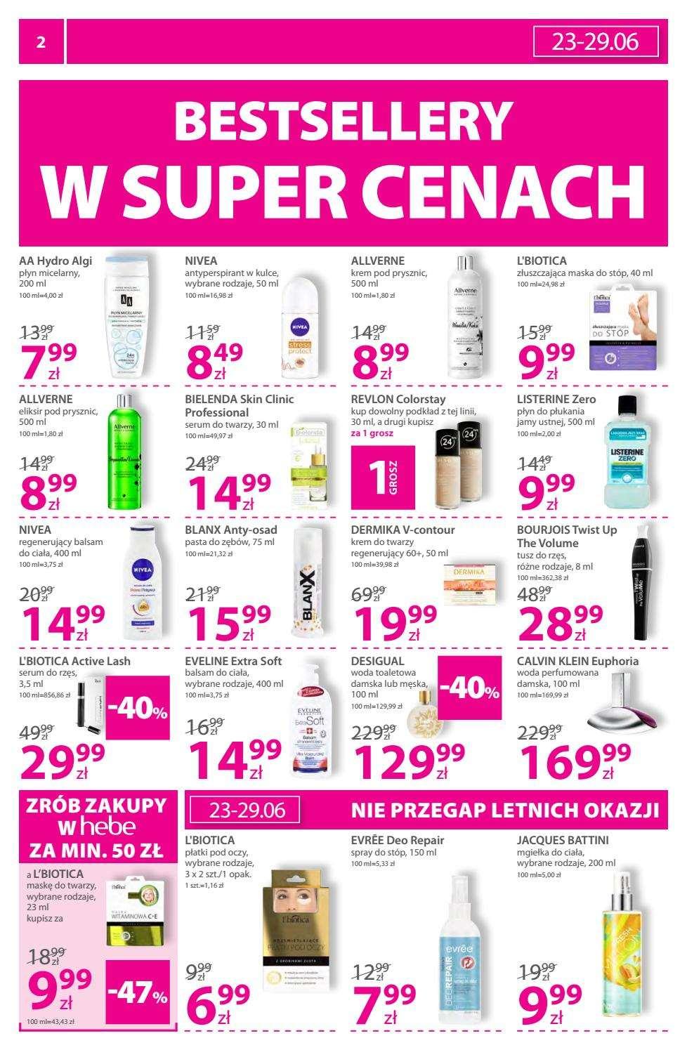 Gazetka promocyjna Hebe str. 2